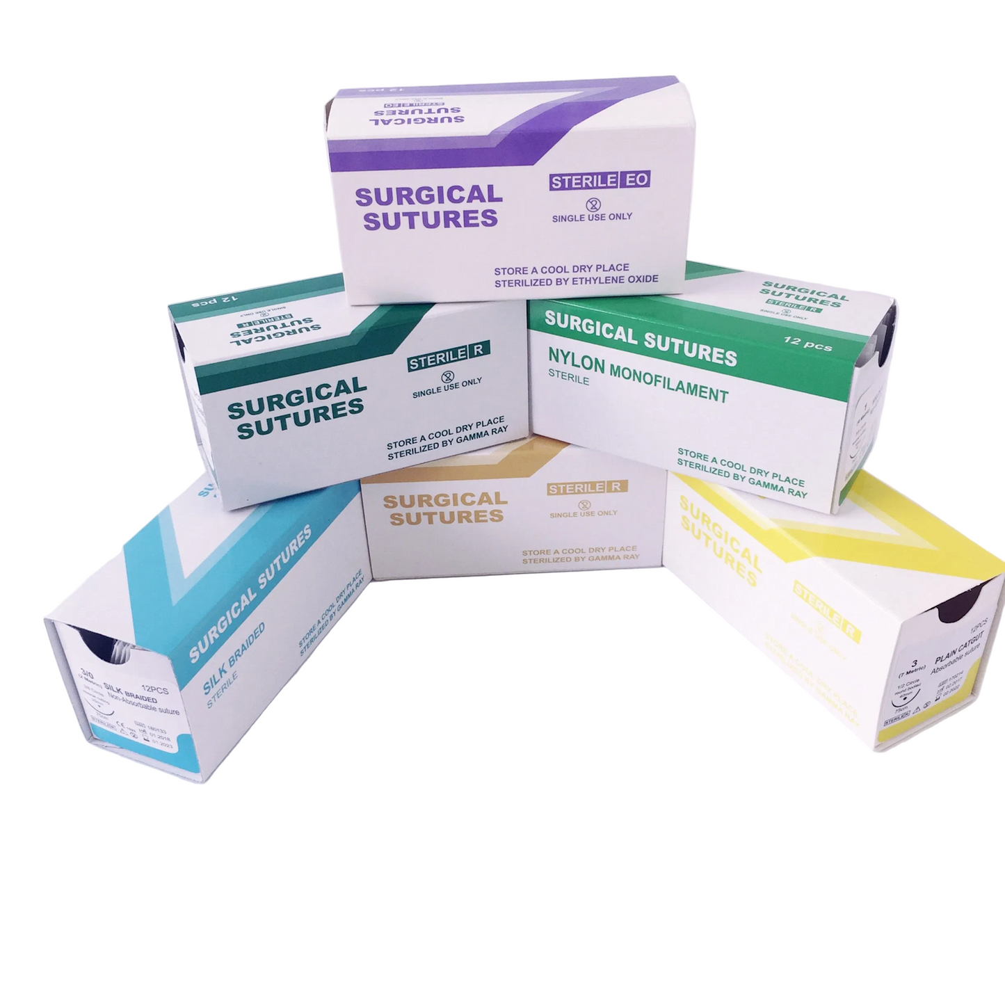 Surgical Sutures - Various Types